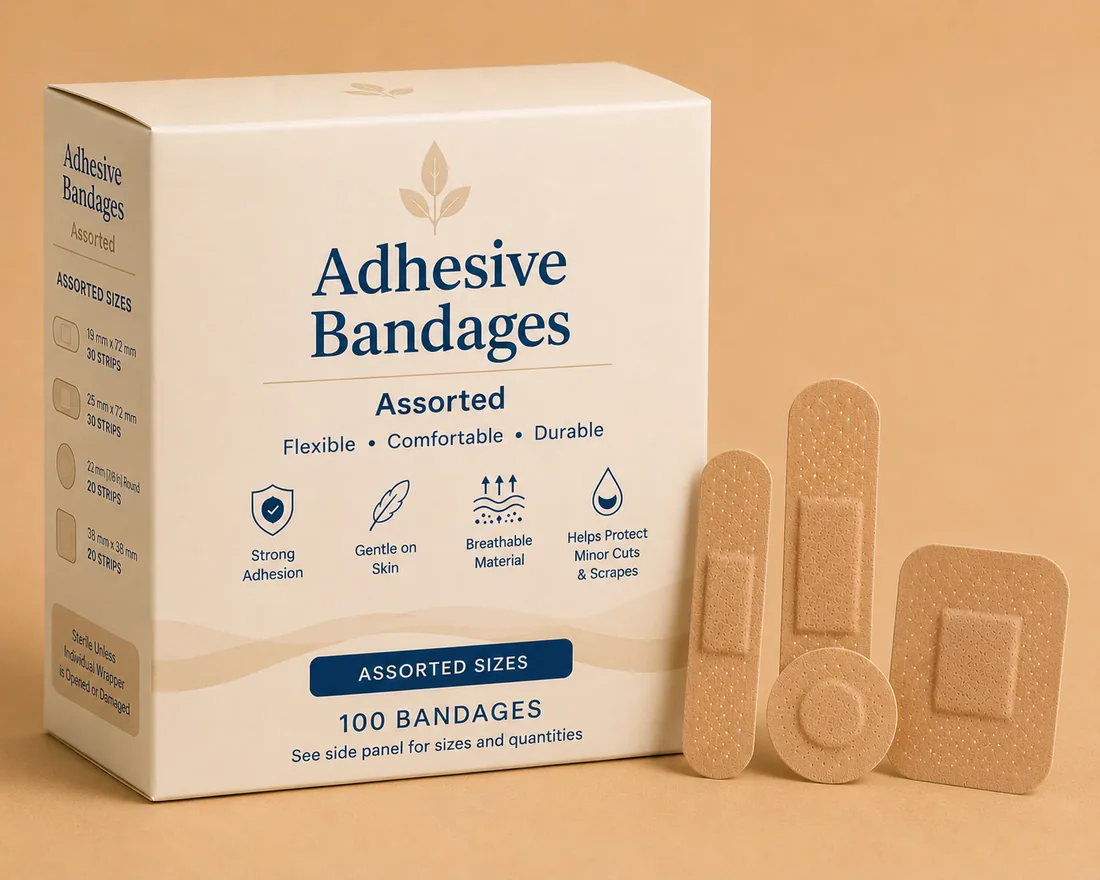Adhesive Bandages, Assorted