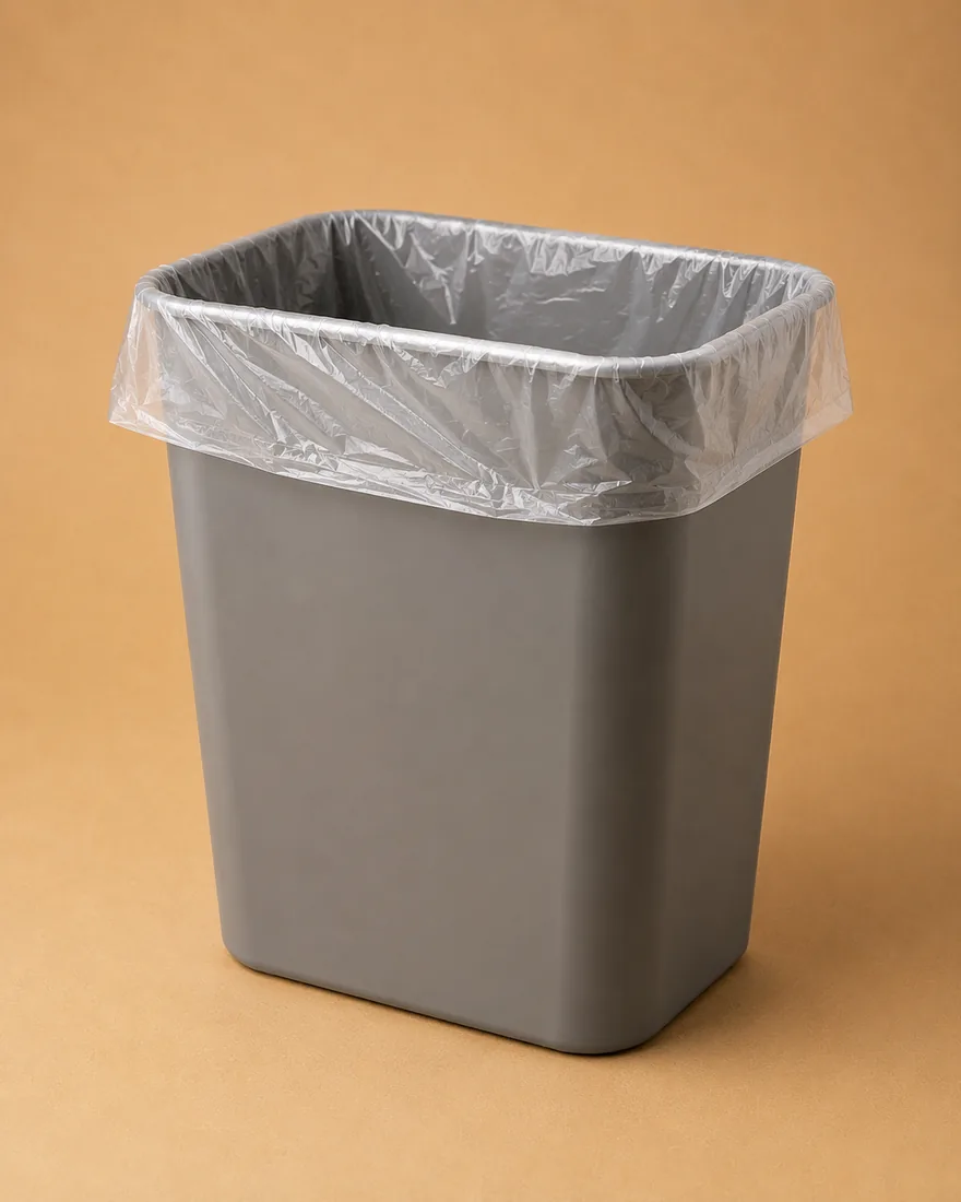 Clear Can Liners, 7 to 10 Gal