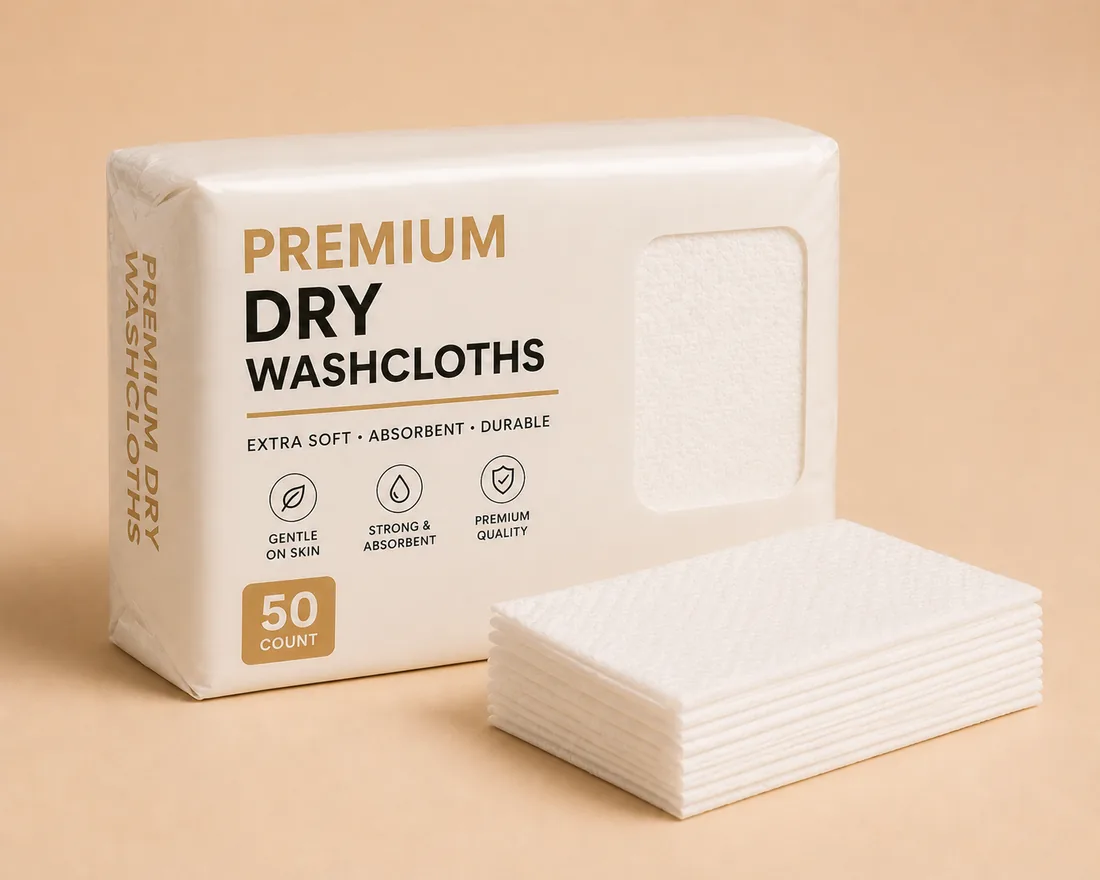 Premium Dry Washcloths